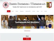 Tablet Screenshot of bushido-bordesholm.com
